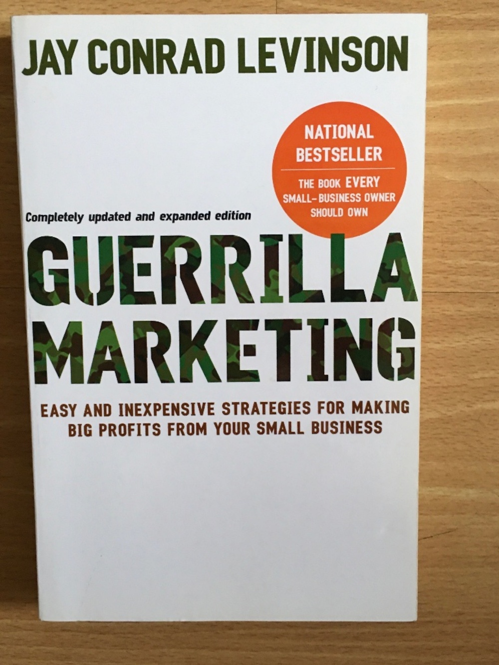 "Guerrilla Marketing" Book